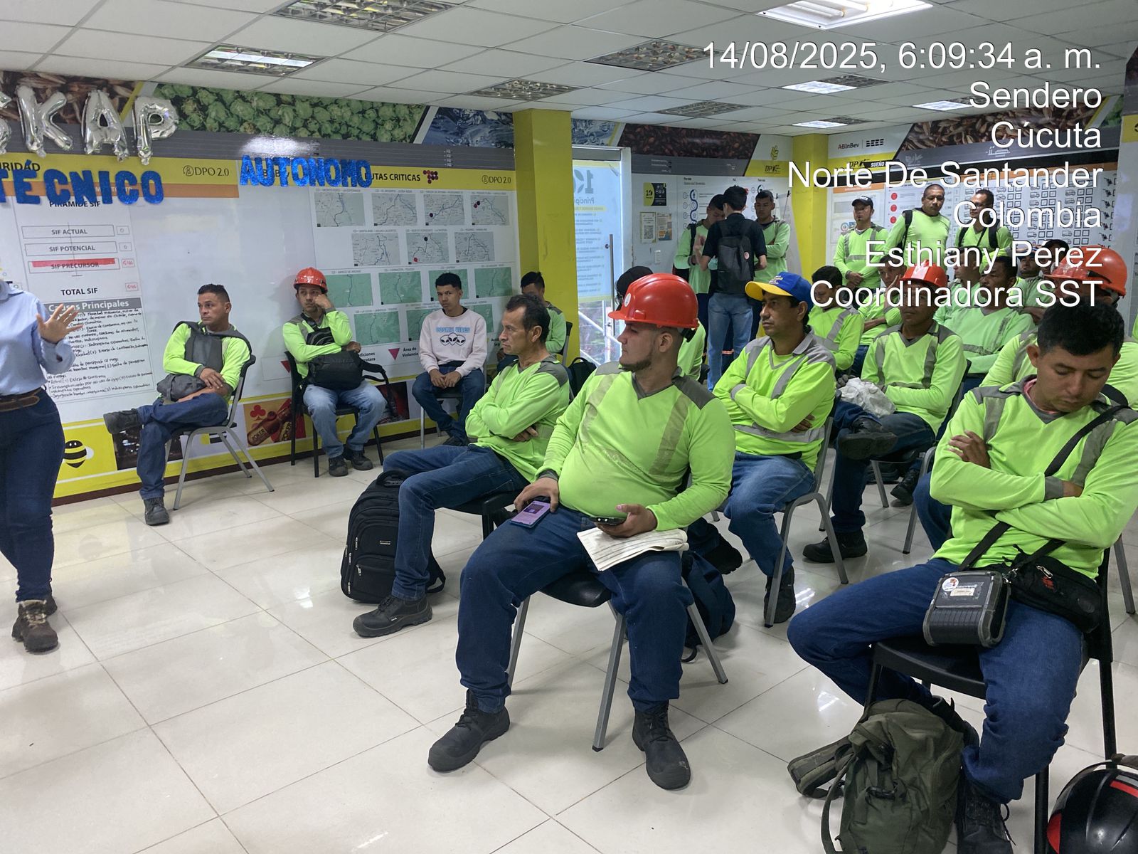 Evidencia de capacitación